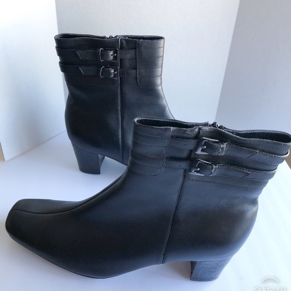 Le Dame Men WMN Alex Boots Sz 11 MD W Blck 2” Heel - Picture 1 of 8